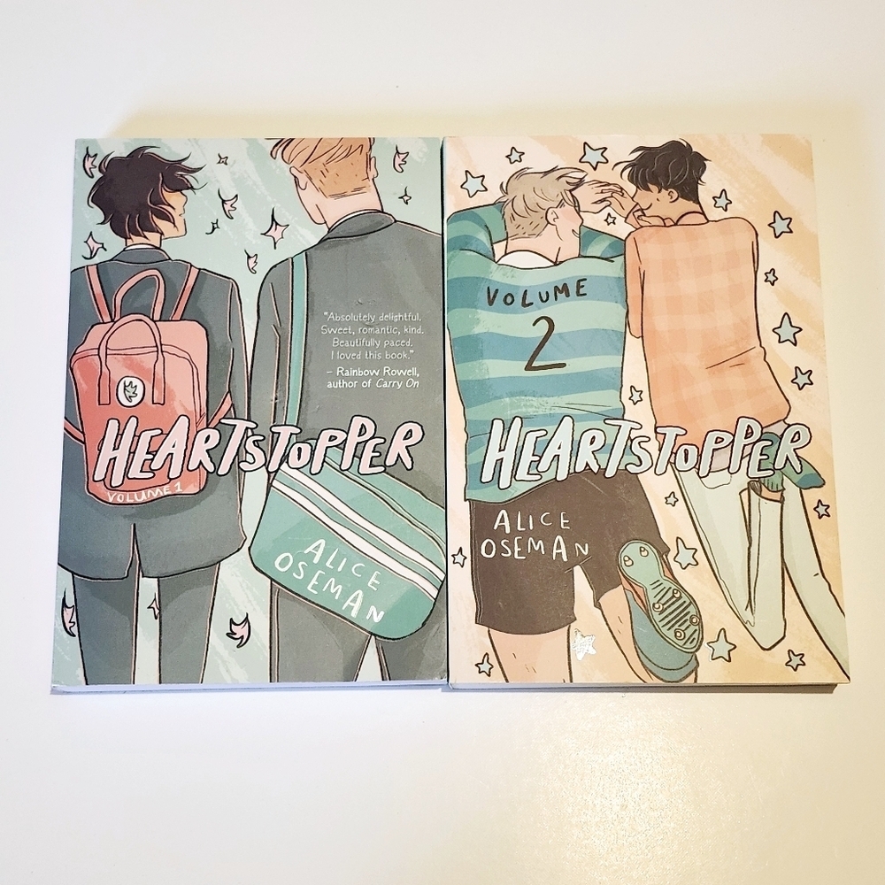 Heartstopper Vol. 1-2 Graphic Novels - BL Yaoi - Books